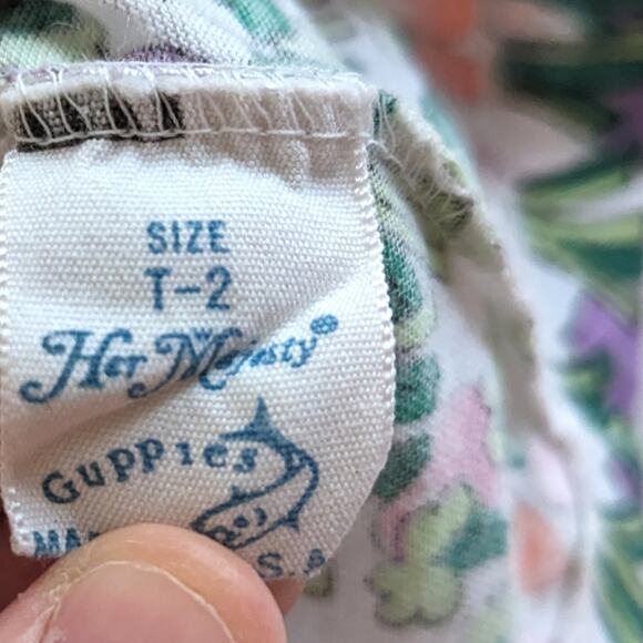 Vtg Her Majesty T-Shirt Unisex Sz 12-18m Vegetables Carrots Layering - Picture 4 of 4